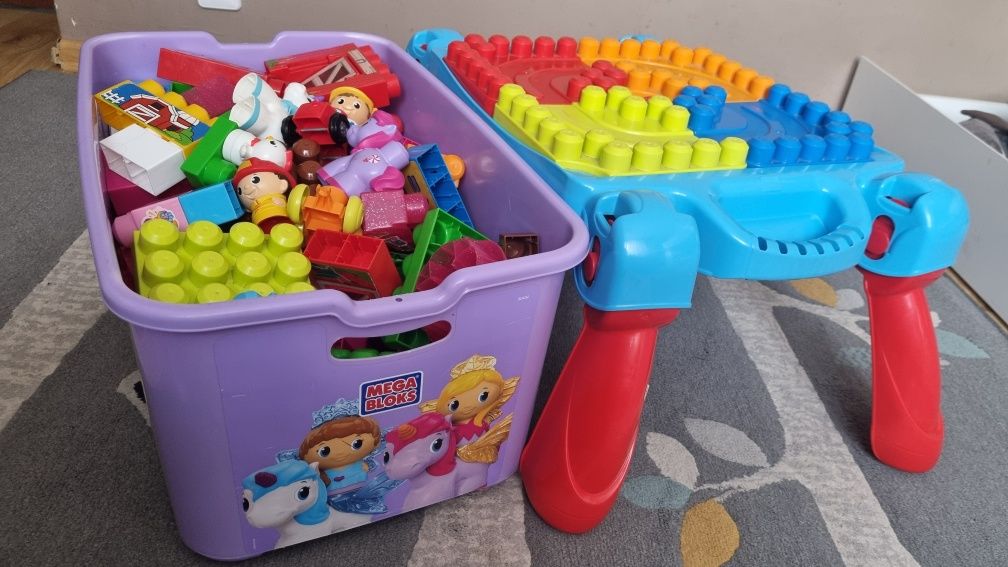 Giga!!! Zestaw klocków Mega Bloks jak Lego Duplo
