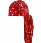Chusta na głowę Durag Bandana Czerwona Bloods Prezent Streetwear