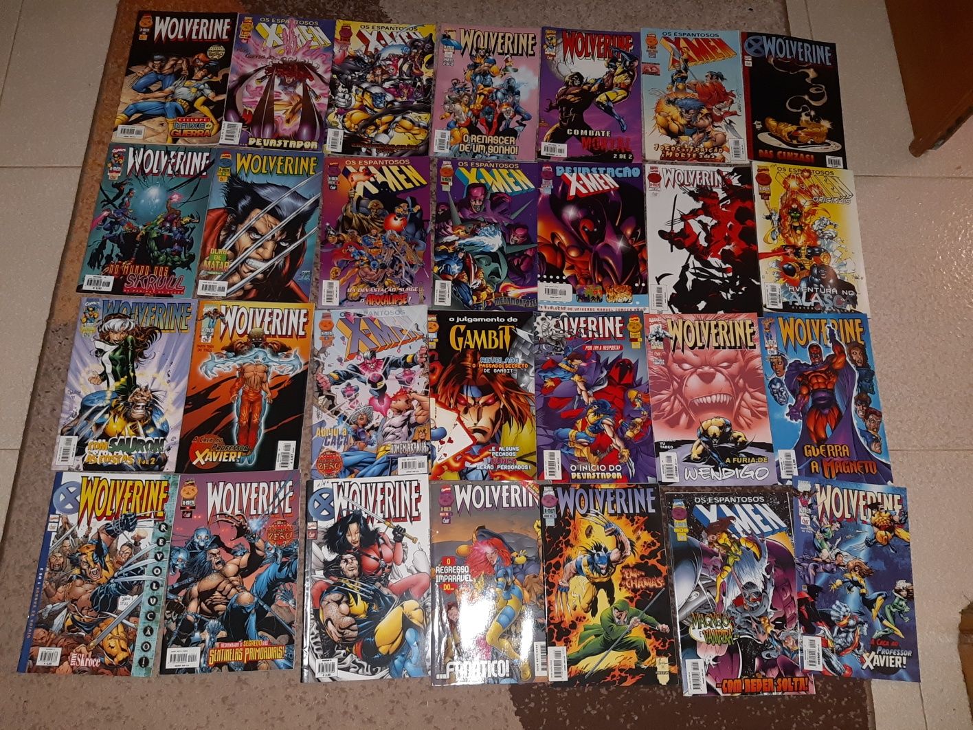 BD marvel e dc-xmen,Batman,Vingadores