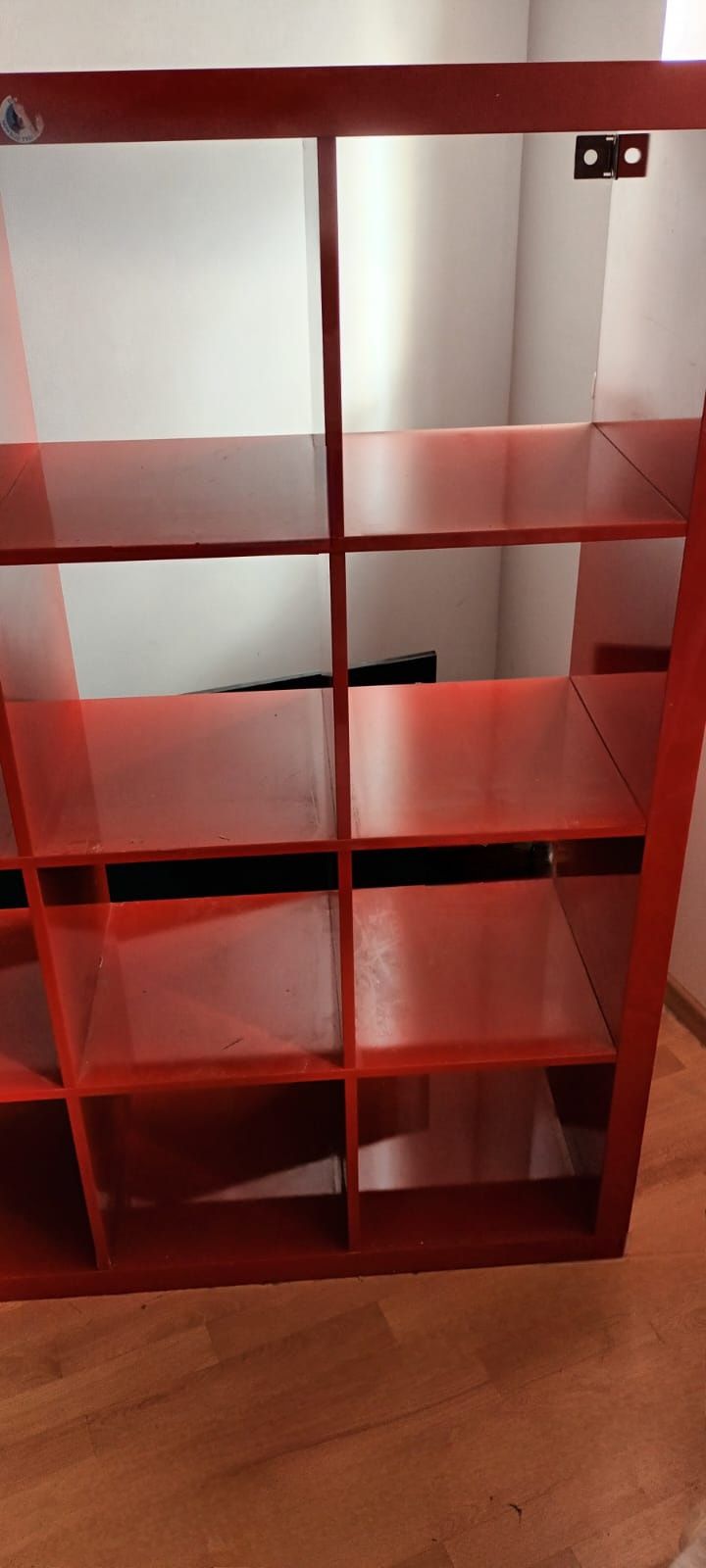 Regał IKEA Kallax z biurkiem