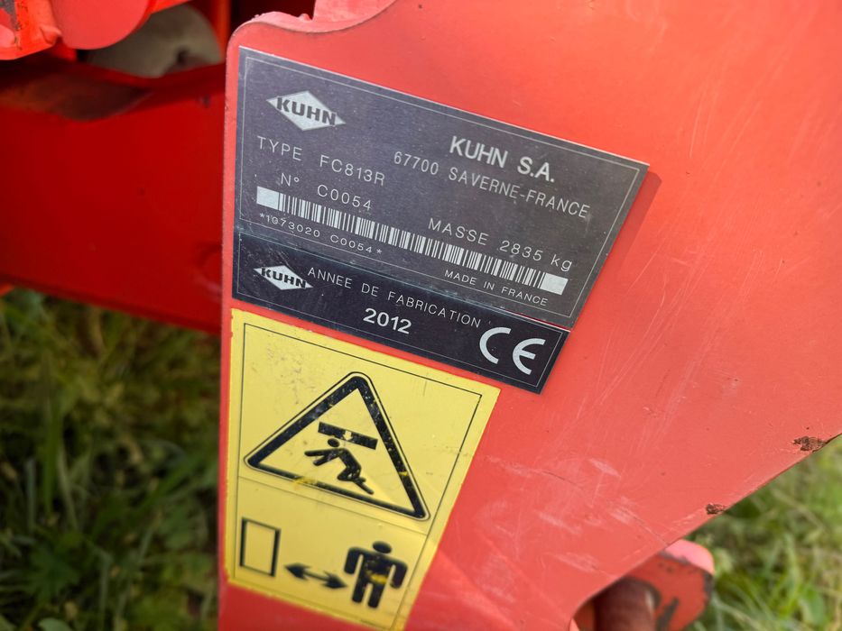 Zestaw kosiarek Kuhn przednia i tylna FC 813 R lift control