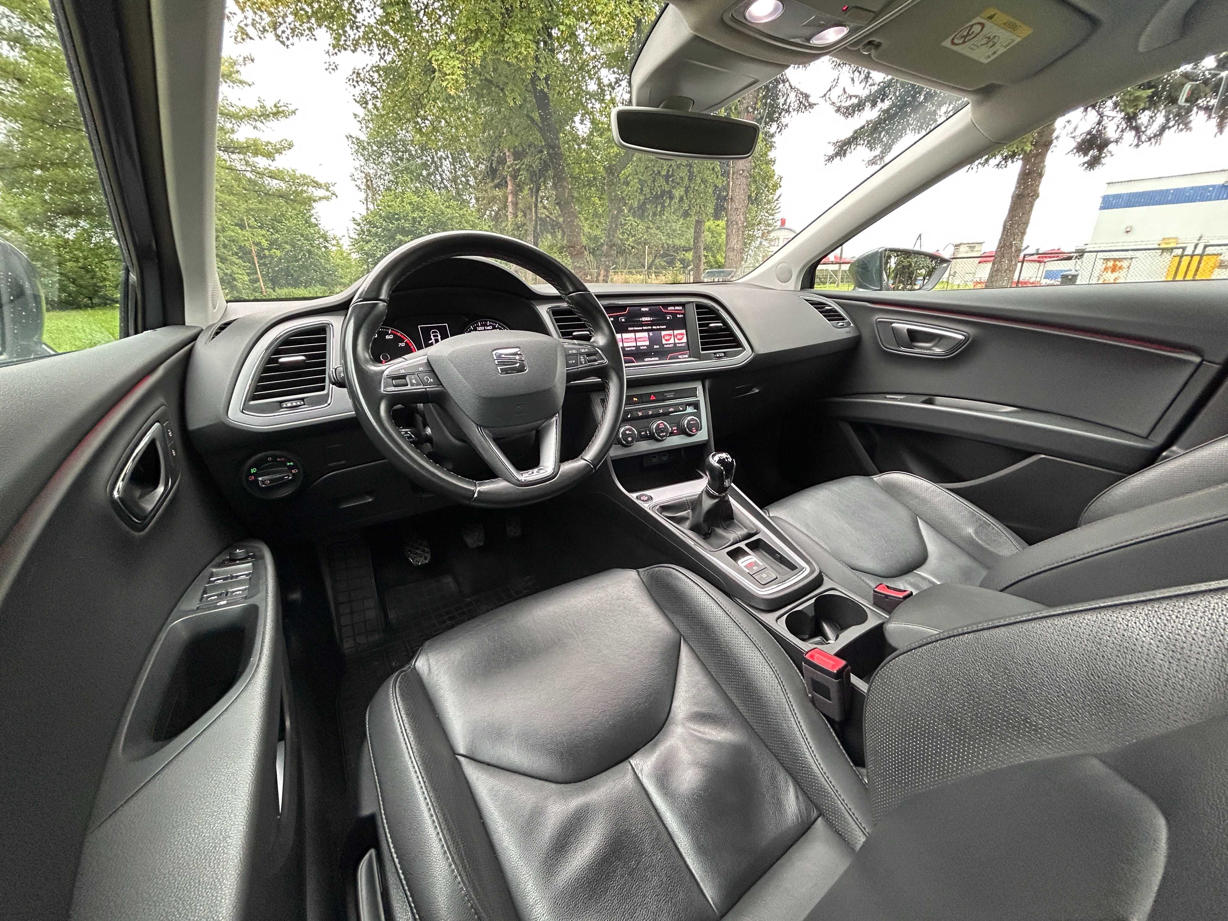 Seat Leon*Polski Salon*Pierwszy Właściciel*xcellence*Skóra*Duży Ekran*