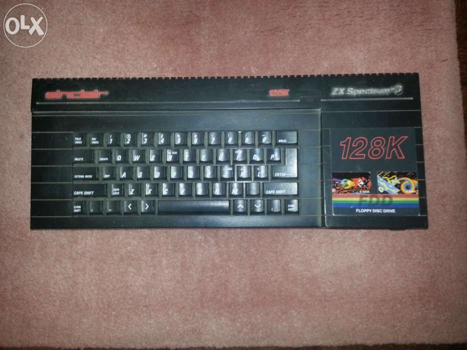 Computador sinclair zx spectrum +3 128k com floppy disc drive