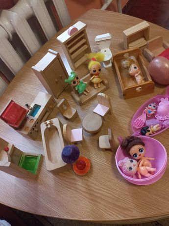 Меблі іграшкові з куклами Лол і аксесуарами
