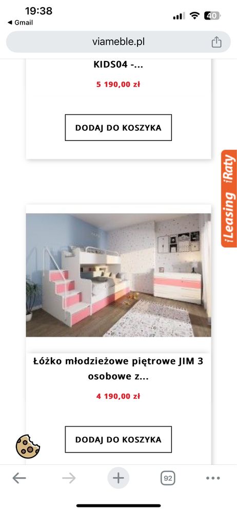 Sprzedam łózko piętrowe 3 osobowe
