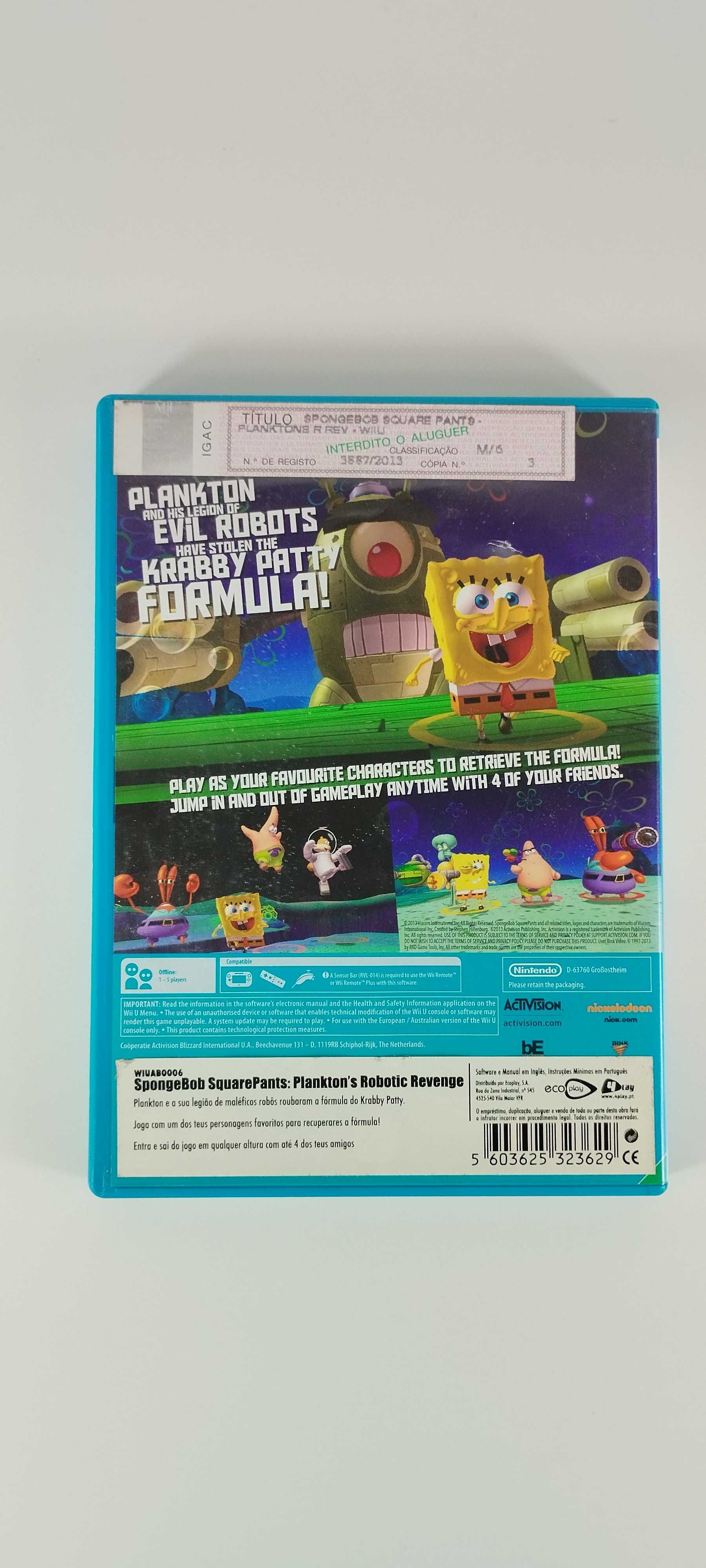 SpongeBob Planktons Robotic Revenge Nintendo Wii U