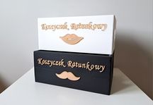Koszyczki ratunkowe skrzynki ratunkowe lustrzane złote napisy pleksi