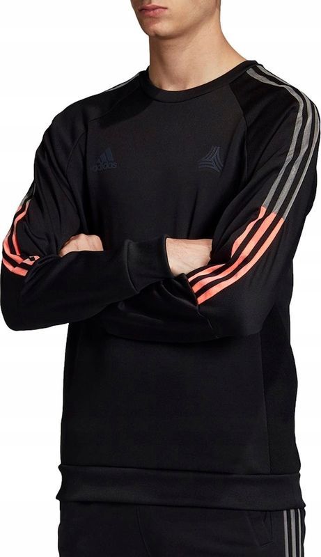 Adidas Tango Tech Bluza Crewneck Męska 3 Paski Stripes Logowana r. 2XL