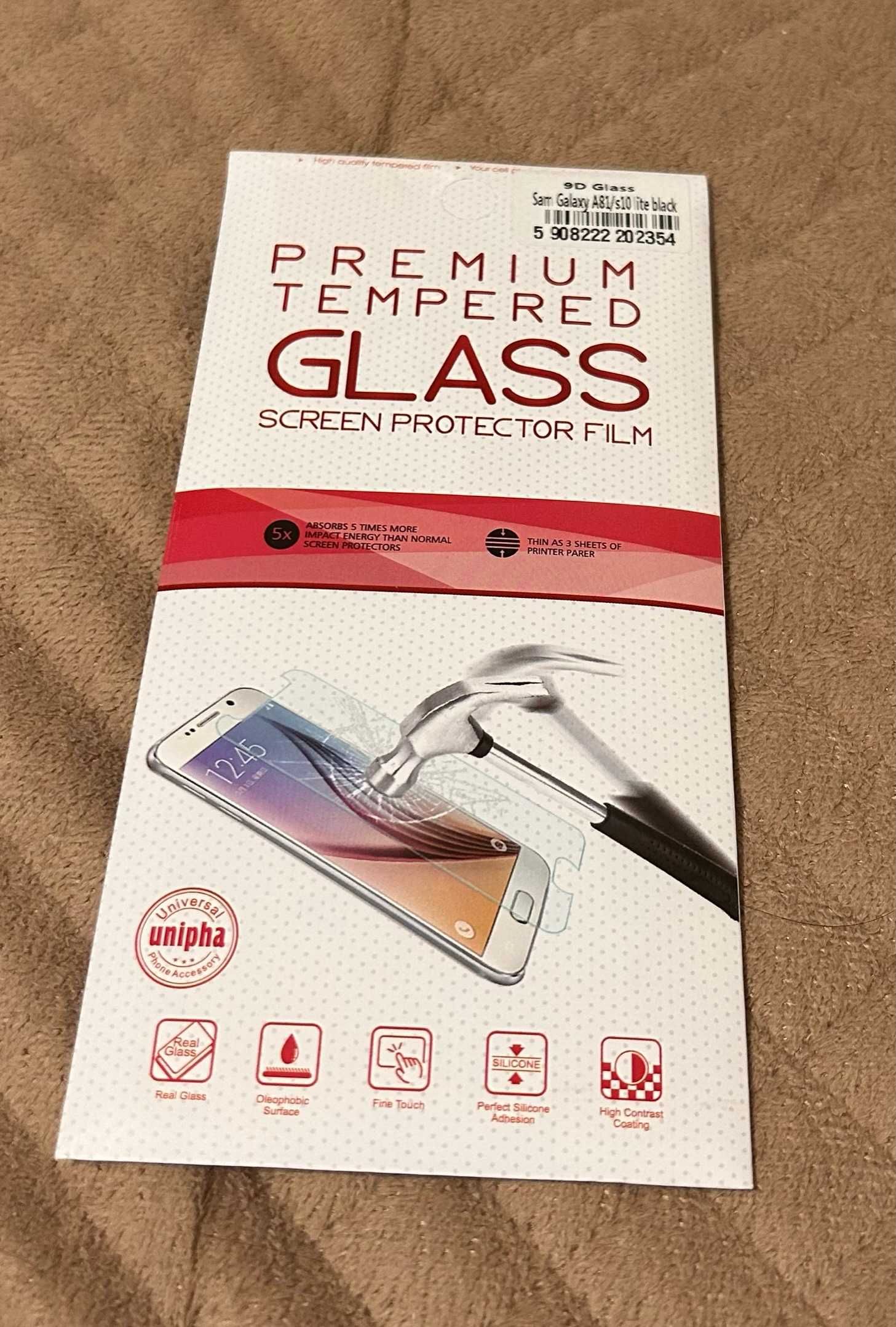 Premium tempered 9D glass Samsung Galaxy A81 / S10 Lite