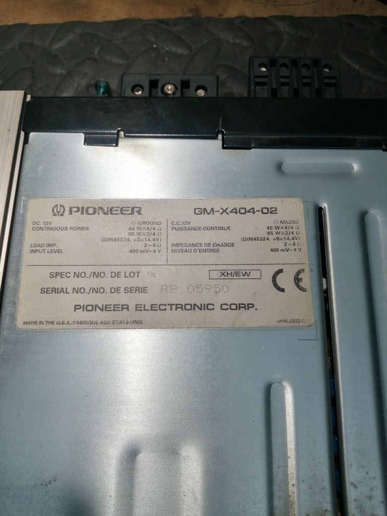 Vendo amplificador Pioneer GM-x404-02
