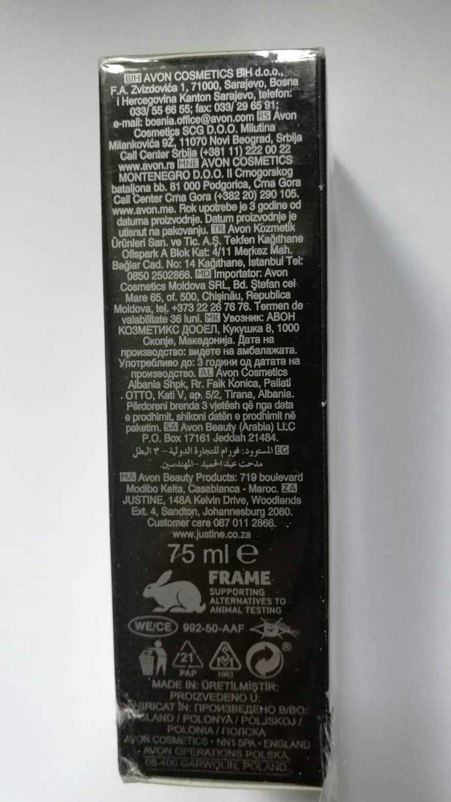 Woda toaletowa Black Suede dla niego 75 ml Avon
