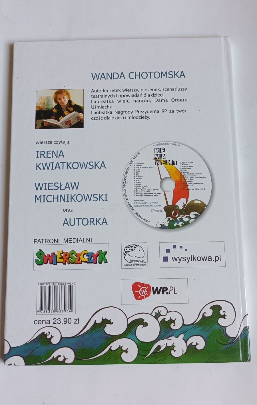 Remanent Wanda Chotomska książka z płytą CD