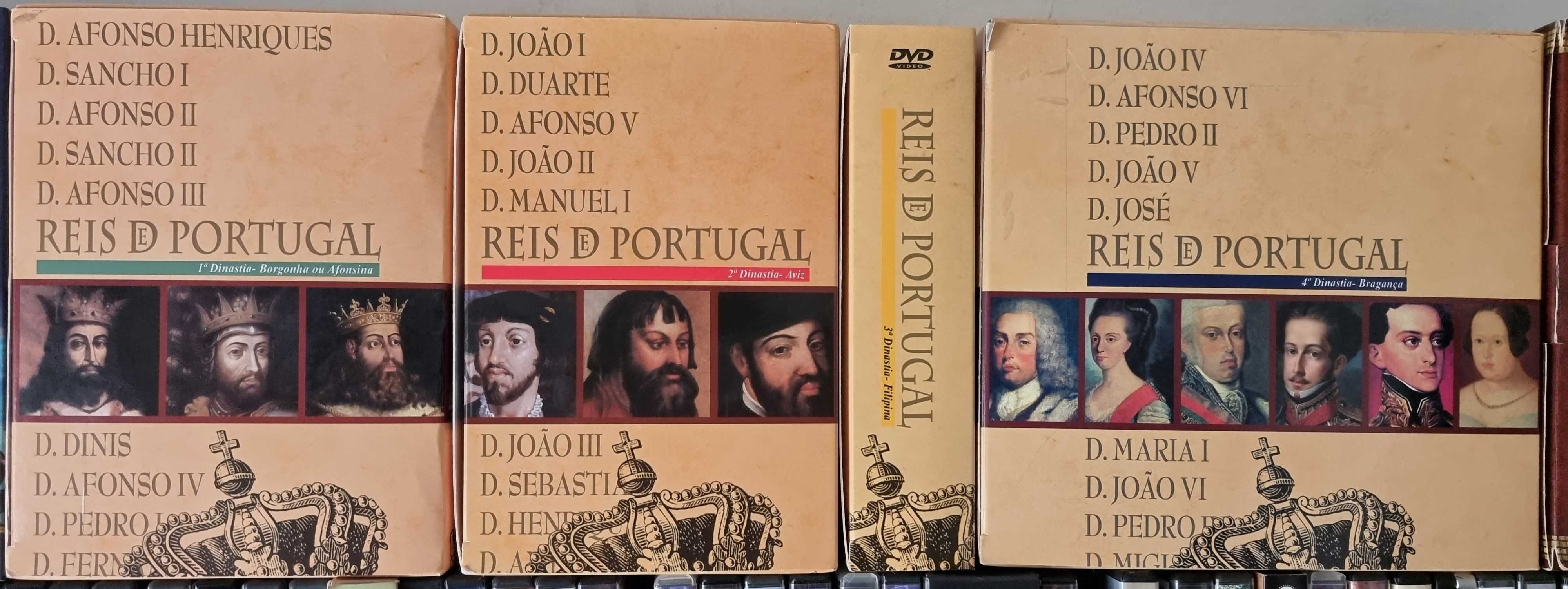 Série documental Reis de Portugal ( História de Portugal ) (36 DVDs)