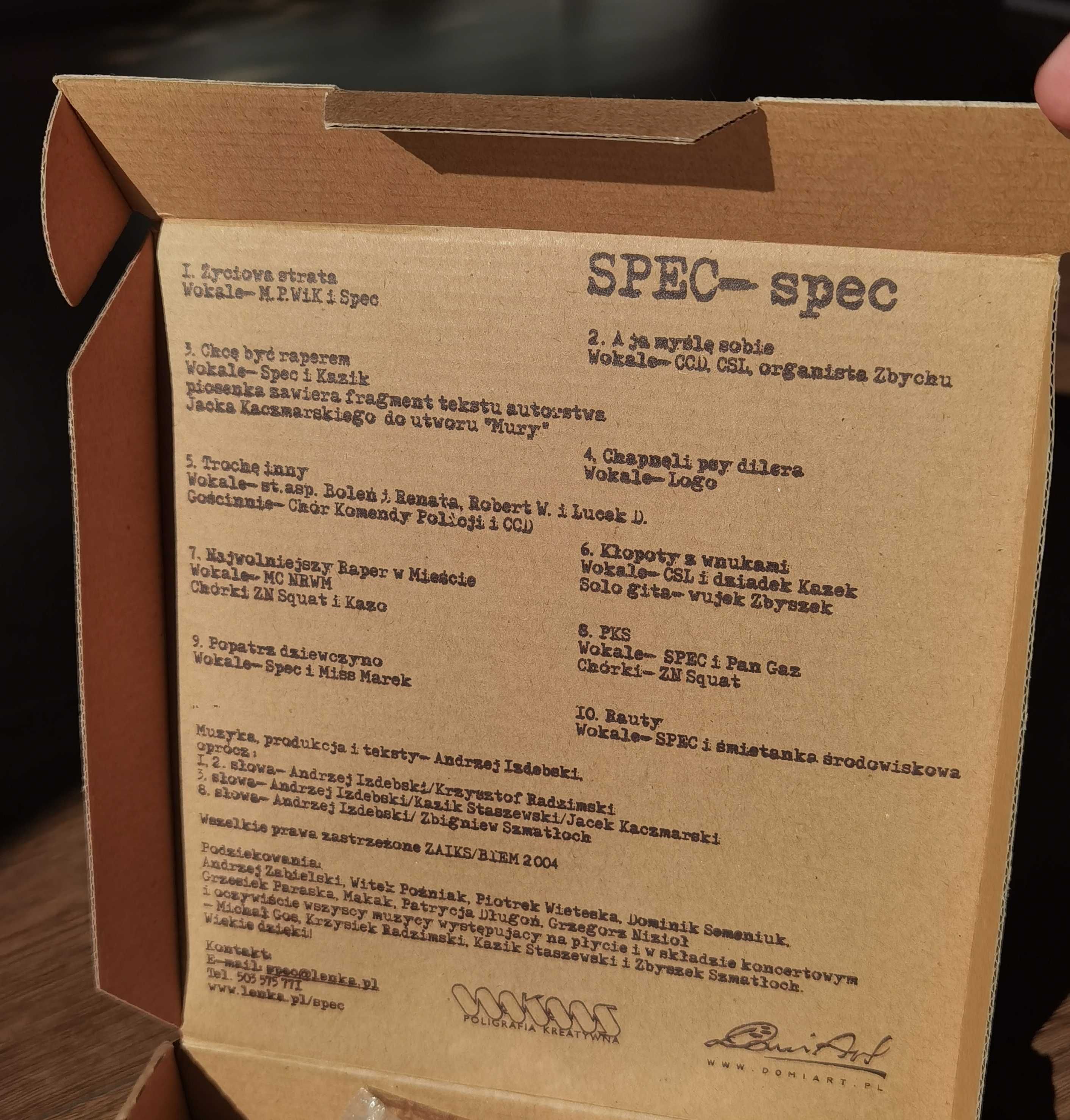 SPEC (Kazik Staszewski, El Dupa) - CD Box Unikat