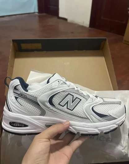 New Balance 530 White Silver Navy Eu 39