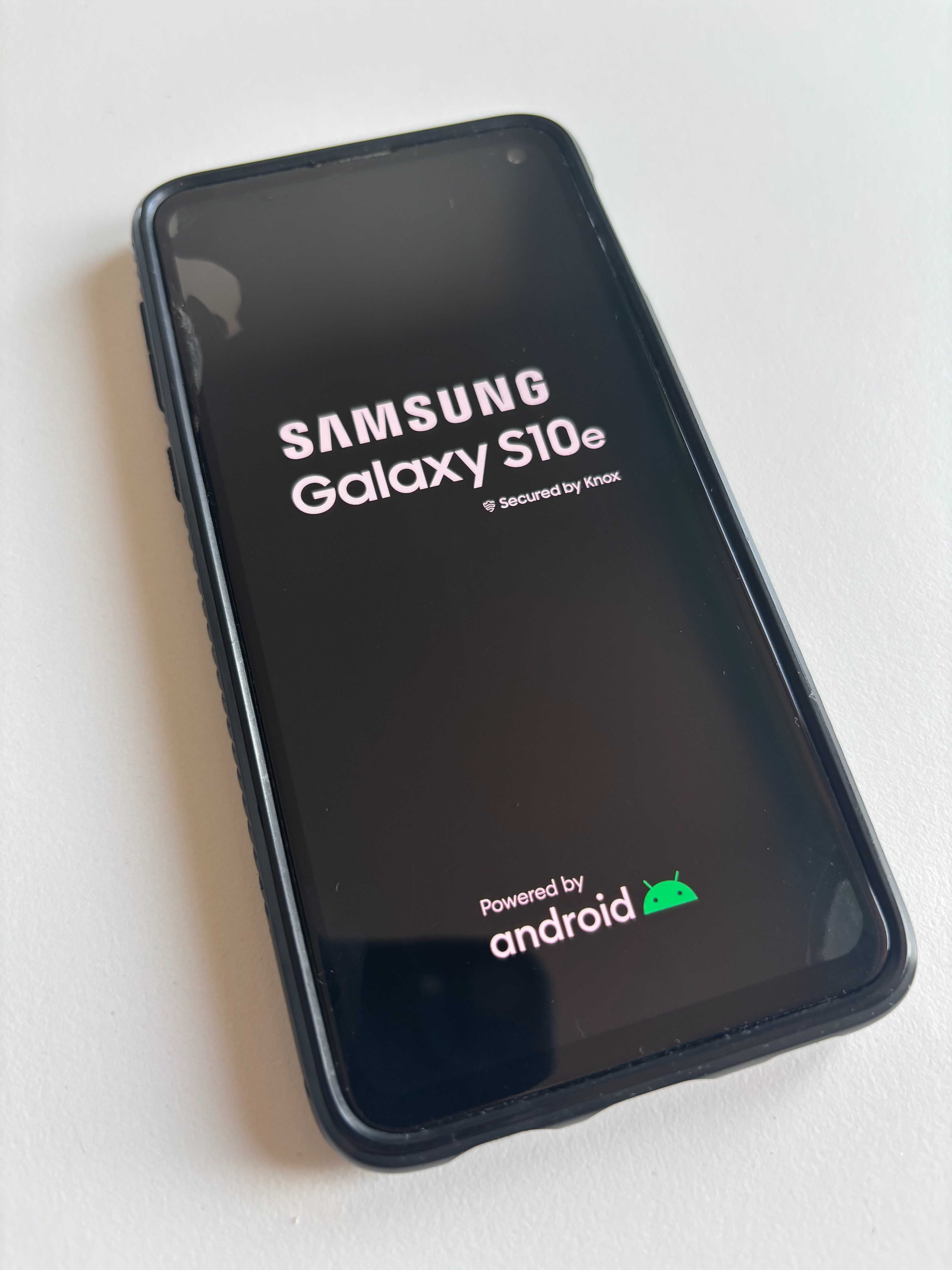 Smartfon Telefon Samsung Galaxy S10e G970 Niebieski 128GB db+ Etui
