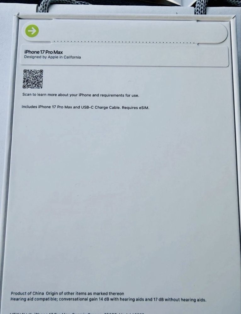 Iphone 17 pro max Novo Selado
