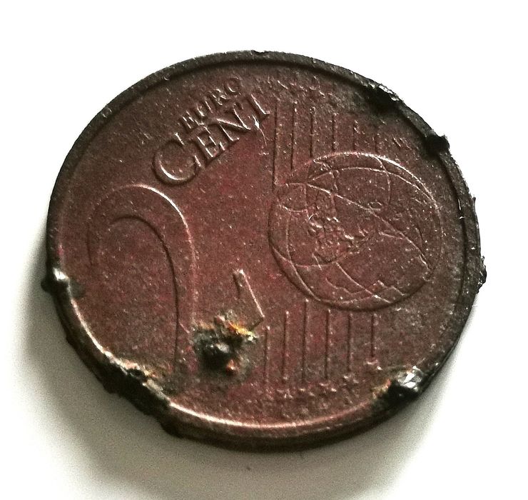 Moedas raras 1 e 2 cêntimos