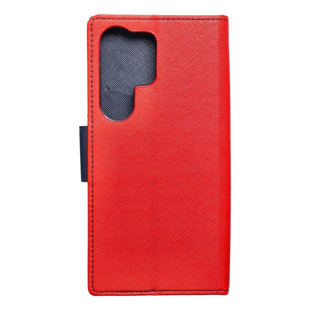 Kabura FANCY Book do SAMSUNG S24 Ultra czerwono granatowy