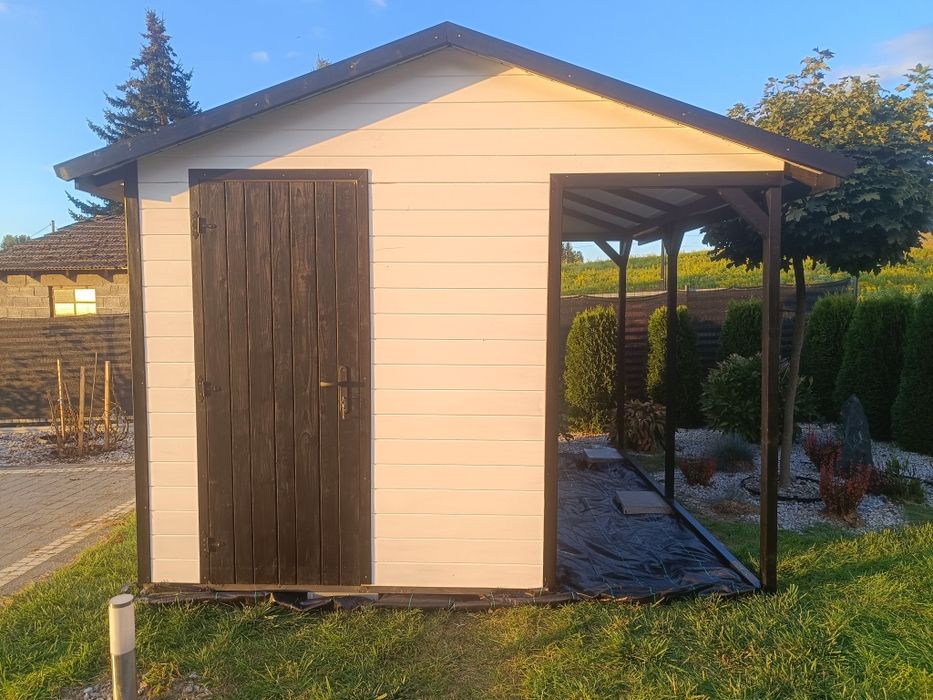 Domek narzędziowy, domek ogrodowy, szopka drewniana