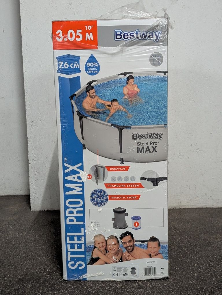 Piscina Desmontável grande - Usada uma única vez!