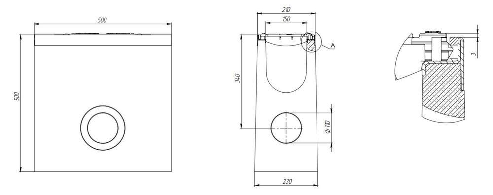 Osadnik Piasku Studzienka DN150 D400 50x21x50[cm] beton ruszt żeliwny