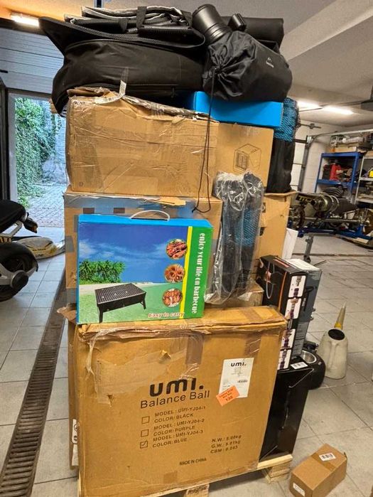 Paleta mix z Amazon – wysokość 180 cm – wartość ok. 5000 zł! Okazja!