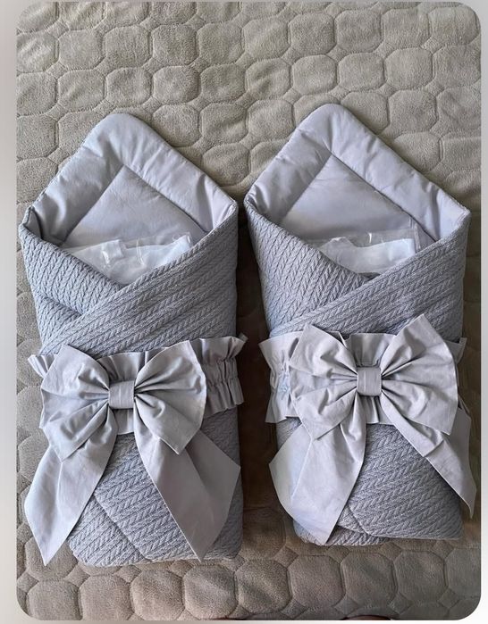 Конверти дитячі на виписку для близнюків