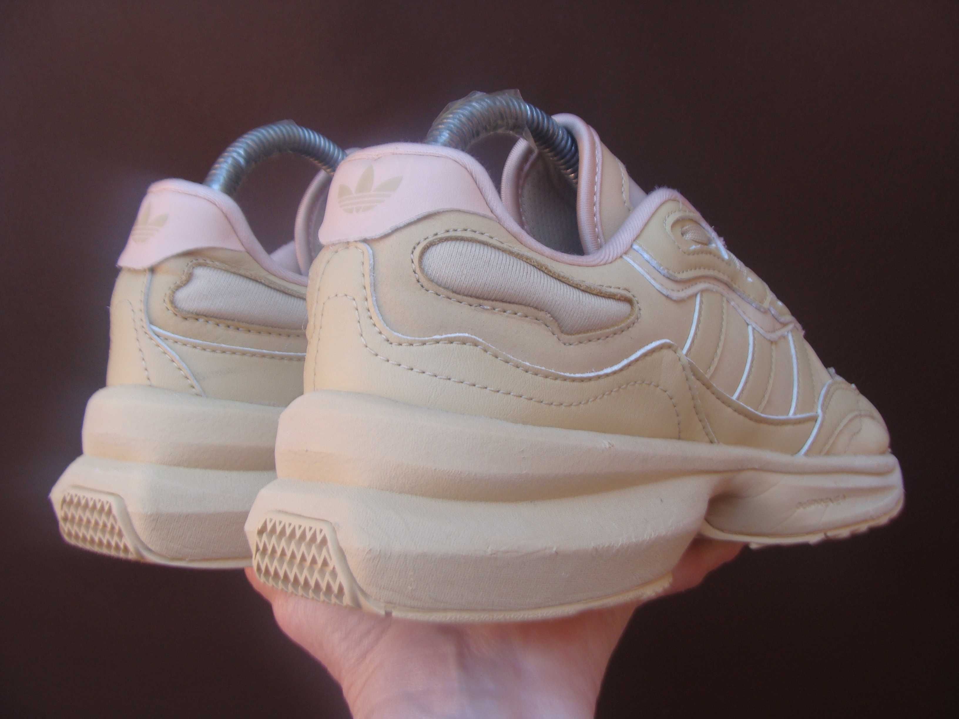 38/24 см  Adidas Zentic кожаные крутые кроссовки оригинал 2021 год