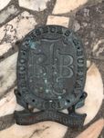 Chapa Bronze Fonseca e Burnay 1861