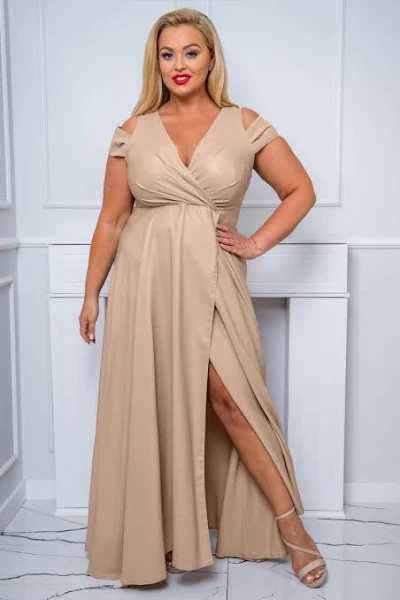 Suknia maxi na wesele święta, sylwestra roz 48