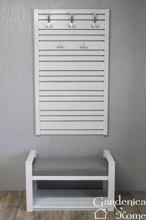 Zestaw komplet do przedpokoju wieszak ławka ławeczka siedzisko