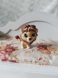 Figurka lps 1874 littlest pet shop Hasbro kremowy lew cyrk unikat