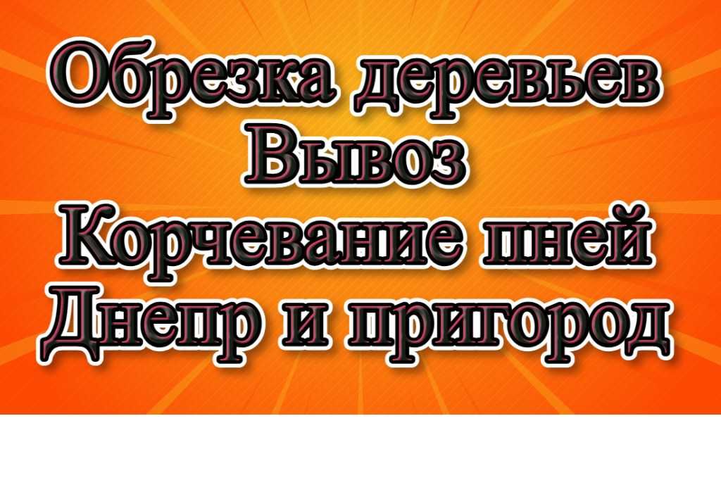 Спил деревьев Недорого с вывозом
