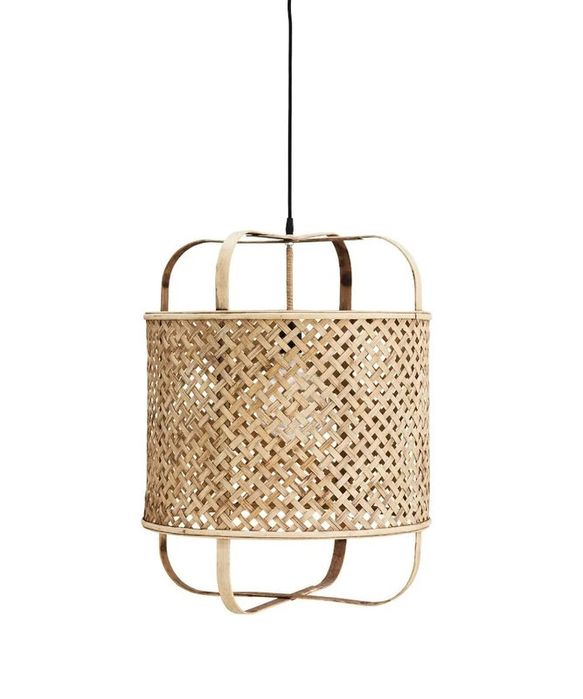 Lampa boho vintage rattan