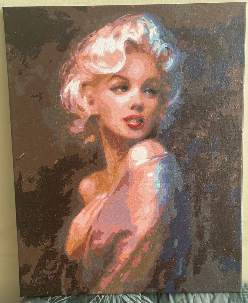 Marylin Monroe obraz malowany na płótnie