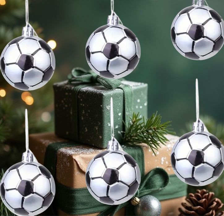 Новорічні іграшки. Футбольний мʼяч