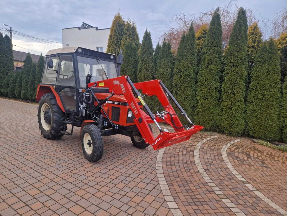 Ursus C385 MTZ Hit WOL-MET 900kg Montaż Dowóz ładowacz czołowy tur