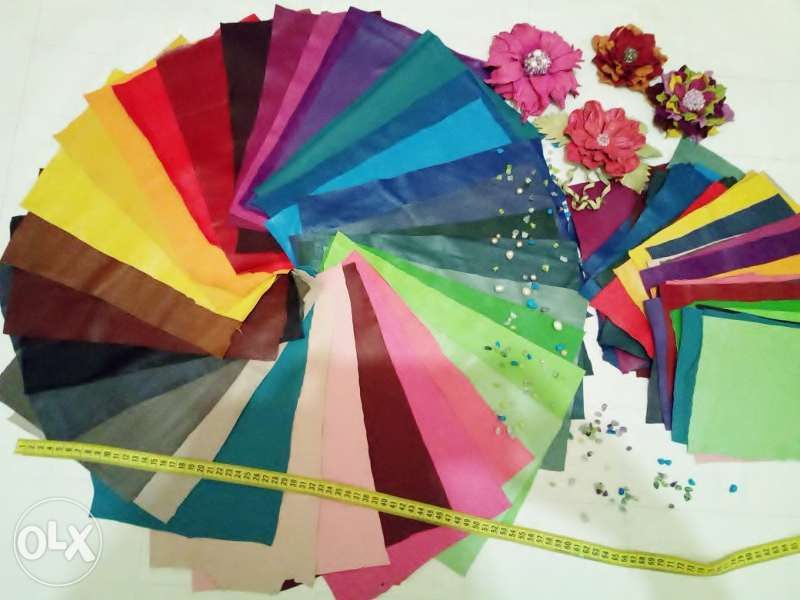 Лоскут, кусочки натуральной тонкой одежной кожи