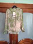 Zara Koszula damska jedwab Tie Dye r. M