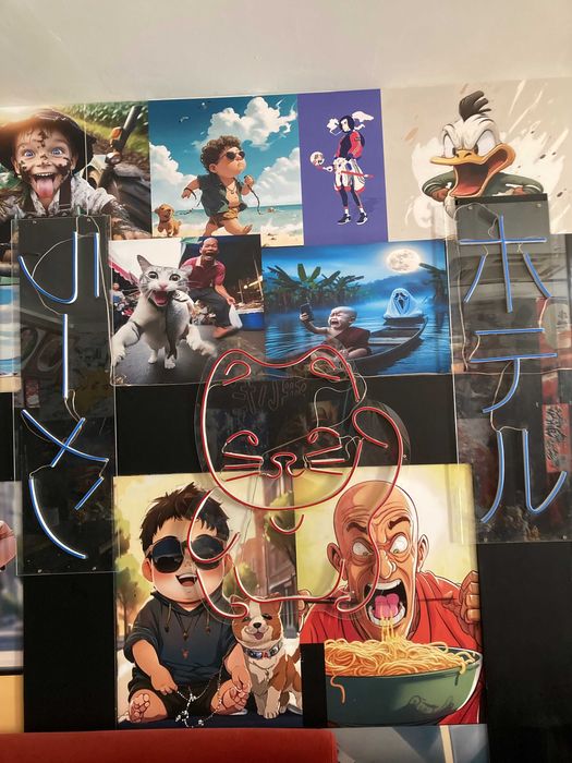 Coleção LED “Japanese Street Vibes” – Ramen, Hotel e Gato da Sorte