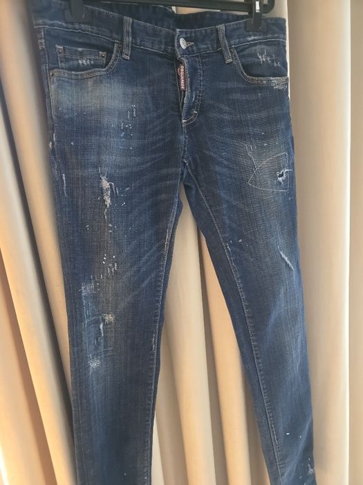 Dsquared2 jeans klasyczny model stonowany niebieskie stan jak nowy. 46