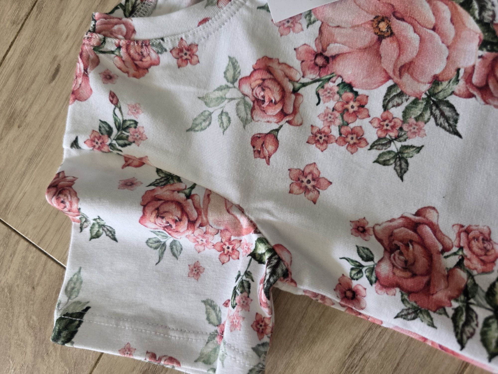 Bluzka i kolarki haydi 92. Zestaw komplet handmade jak helen makba