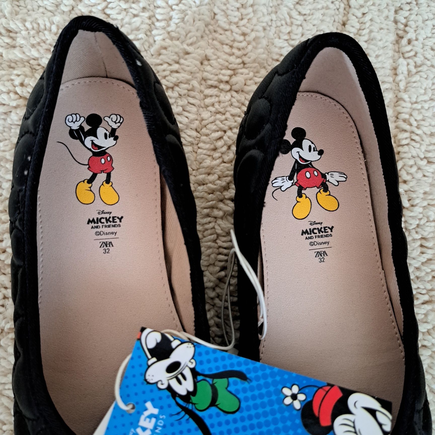 nowe Baleriny Mickey Mouse Zara