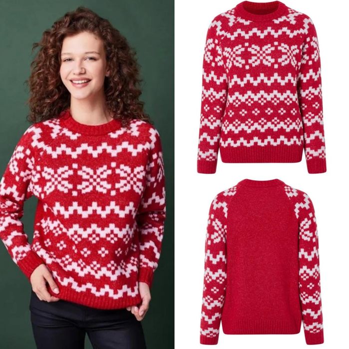 Женский вязаный свитер свободного кроя Esmara размер S M