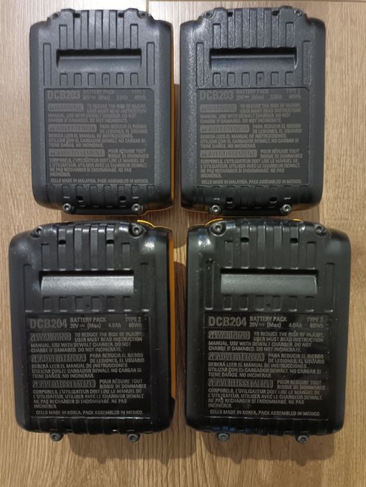 Dewalt DCB204 DCB203 DCB324-4 20V Max Li-ion Battery Pack