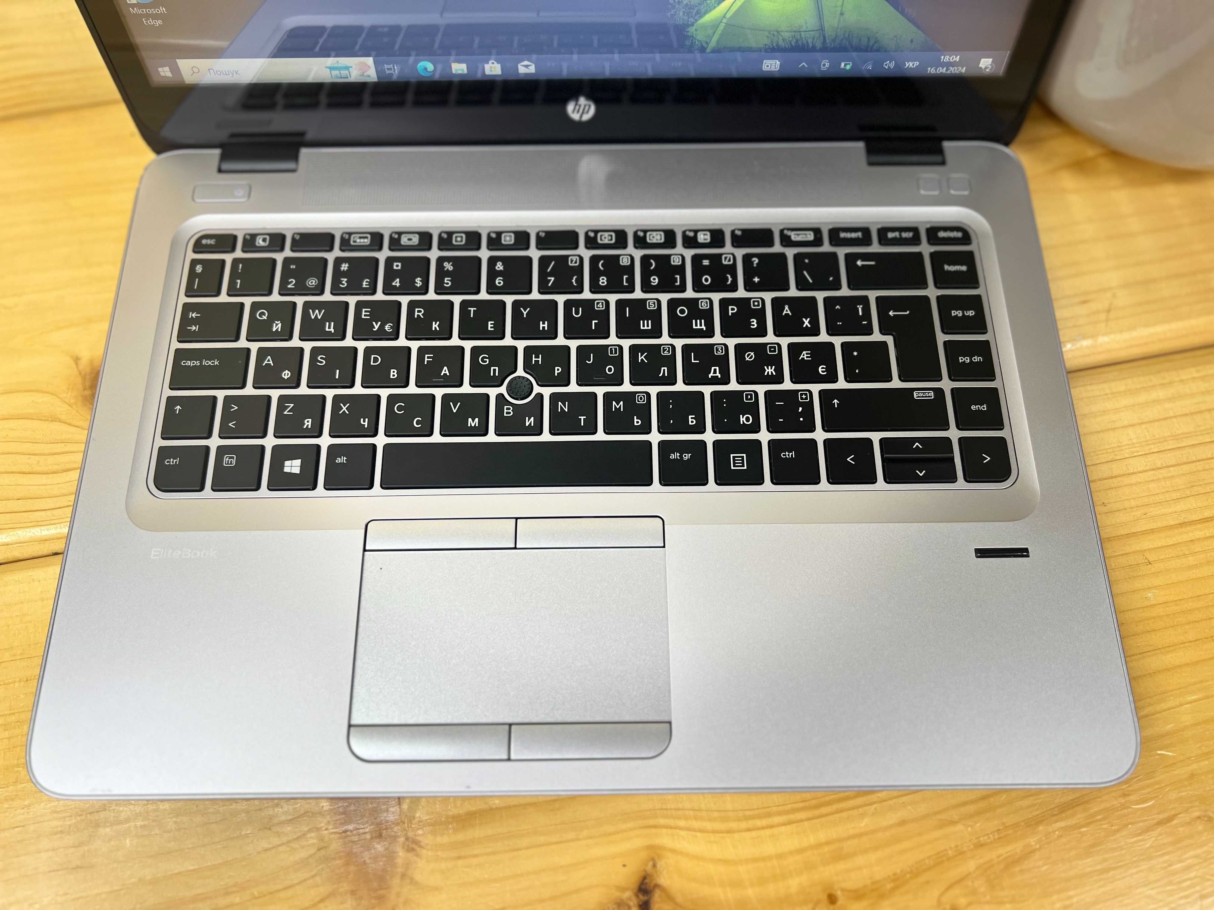 Сенсорний ноутбук HP EliteBook 840 G4/i5-7300U/8GB+SSD 256/гарантія