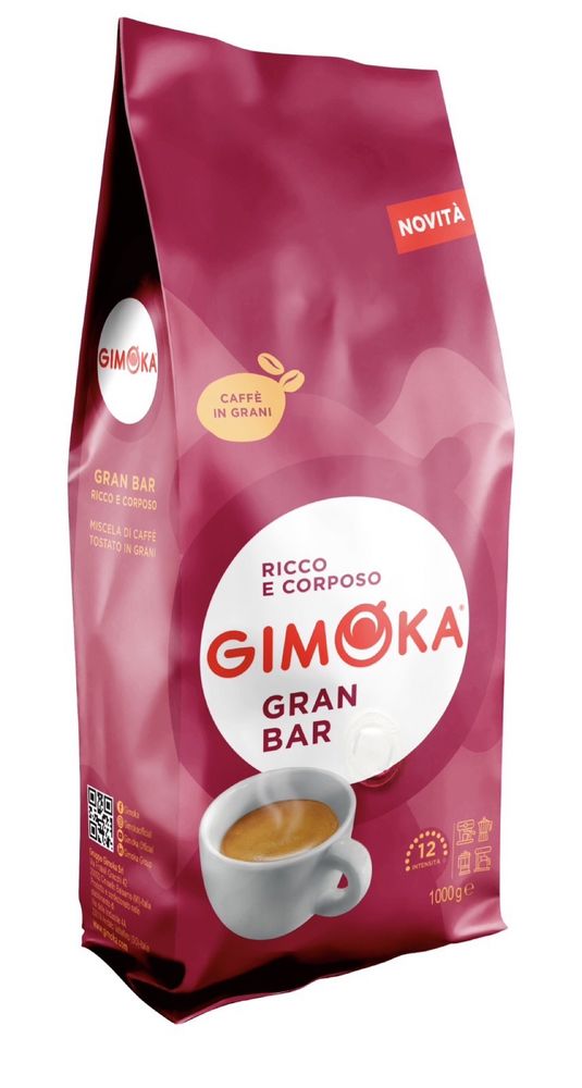 Кава в зернах Gimoka 1кг (Джимока) в асортименті