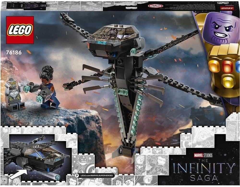 Nowe LEGO Marvel Helikopter Czarnej Pantery 76186
