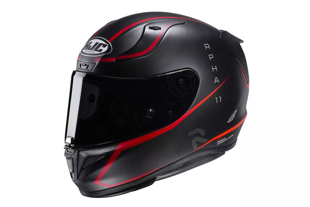 Kask HJC RPHA11 JARBAN czarno/czerwony rozmiar M